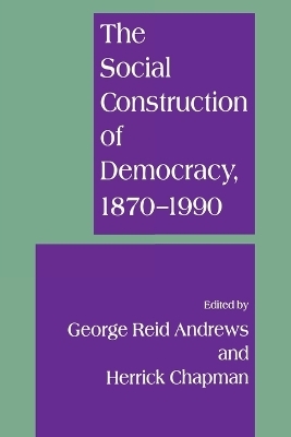 The Social Construction of Democracy - George Reid Andrews, Herrick Chapman