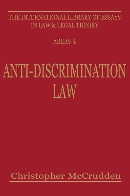 Anti-Discrimination Law - Christopher McCrudden