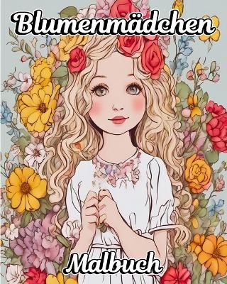Blumenmädchen Malbuch