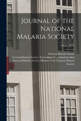 Journal of the National Malaria Society; 9