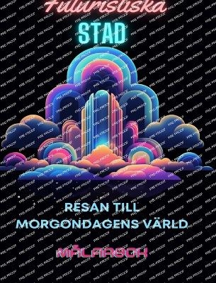 Färgläggningsäventyr för vuxna bland futuristiska urbana underverk Målarbok - Adult Coloring Books