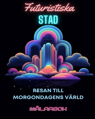 Färgläggningsäventyr för vuxna bland futuristiska urbana underverk Målarbok