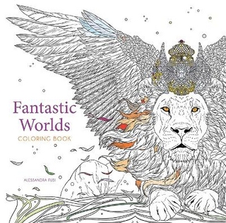 Fantastic Worlds Coloring Book