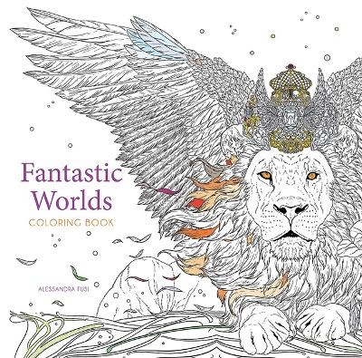 Fantastic Worlds Coloring Book - Alessandra Fusi