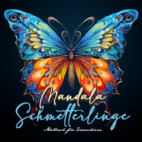 Mandala Schmetterlinge Malbuch f&uuml;r Erwachsene - Monsoon Publishing, Musterst&uuml;ck Grafik