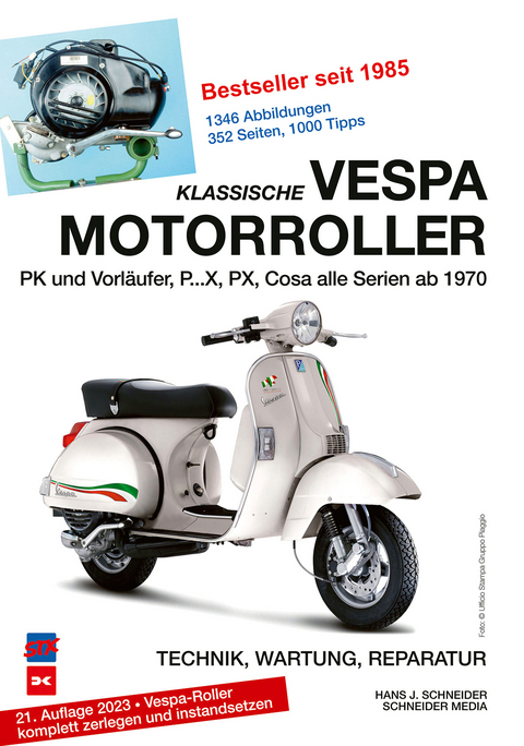 Klassische Vespa Motorroller - Hans J. Schneider