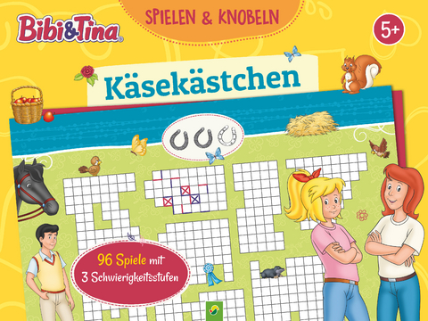 Bibi & Tina K&auml;sek&auml;stchen Spieleblock