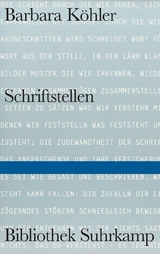 SCHRIFTSTELLEN - Barbara K&ouml;hler