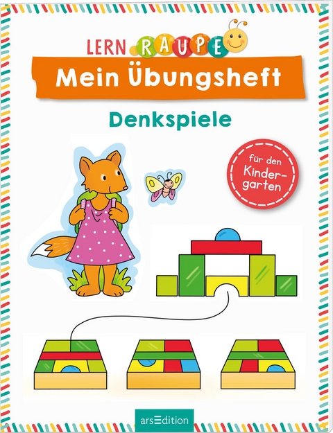 Lernraupe &ndash; Mein &Uuml;bungsheft &ndash; Denkspiele