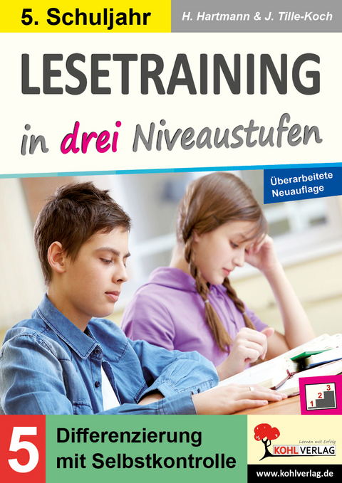 Lesetraining in drei Niveaustufen : Klasse 5 - Horst Hartmann, Jürgen Tille-Koch