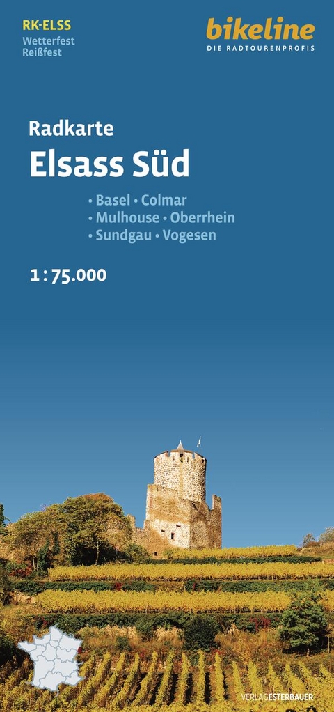 Radkarte Elsass S&uuml;d - 