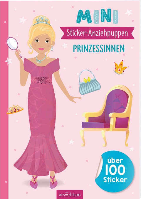 Mini-Sticker-Anziehpuppen &ndash; Prinzessinnen
