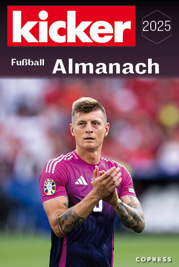 Kicker Fu&szlig;ball Almanach 2025 - 