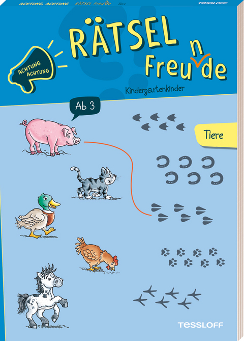 Achtung, Achtung R&auml;tselfreu(n)de! Kindergarten. Tiere