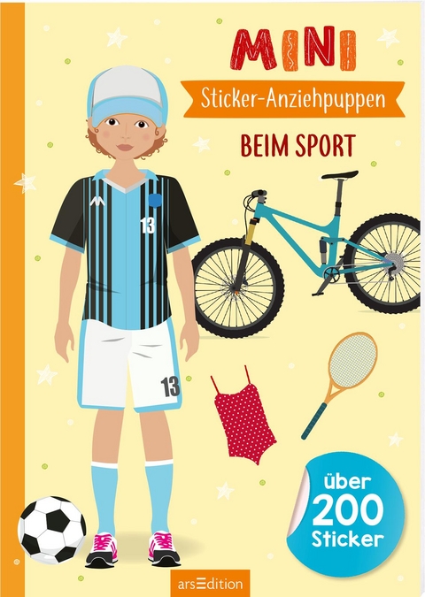 Mini-Sticker-Anziehpuppen &ndash; Beim Sport