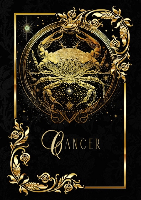 Zodiac Cancer Notebook - Chris Bee ArtDesign