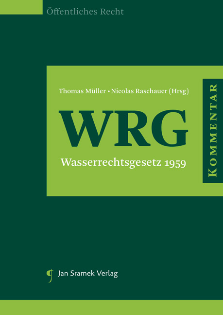 WRG - Kommentar zum Wasserrechtsgesetz - 