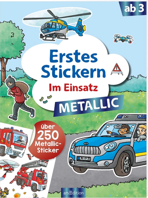 Erstes Stickern Metallic &ndash; Im Einsatz