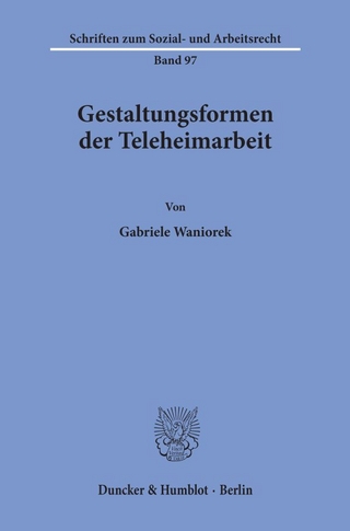 Gestaltungsformen der Teleheimarbeit.