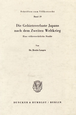 Die Gebietsverluste Japans nach dem Zweiten Weltkrieg.