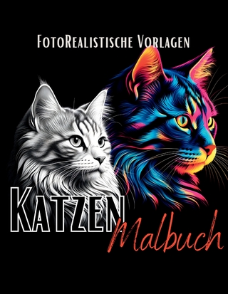 Katzen Malbuch „Fotorealistisch“.