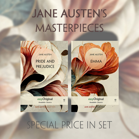 Jane Austen's Masterpieces (with audio-online) - Readable Classics - Unabridged english edition with improved readability - Jane Austen