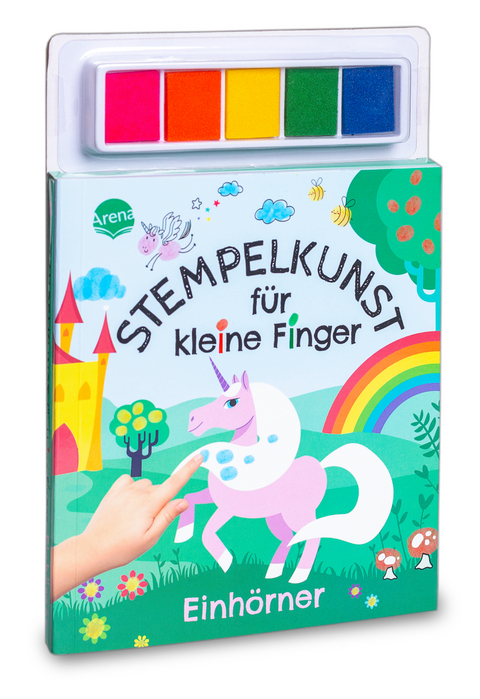 Stempelkunst f&uuml;r kleine Finger. Einh&ouml;rner