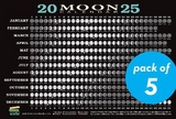 2025 Moon Calendar Card (5 pack) - Long, Kim