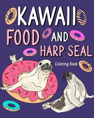 Kawaii Food and Harp Seal Coloring Book -  Paperland