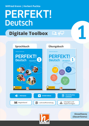 PERFEKT! Deutsch 1 (LP 2023) | Digitale Toolbox - Einzellizenz - Wilfried Krenn, Herbert Puchta