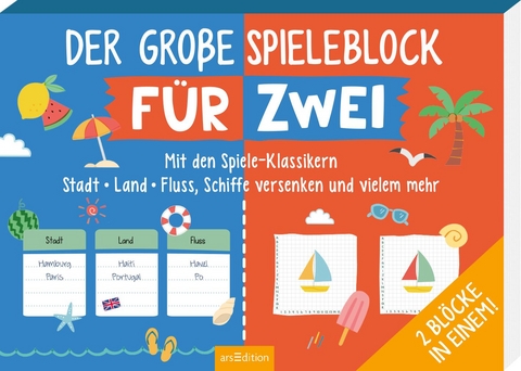 Der gro&szlig;e Spieleblock f&uuml;r zwei