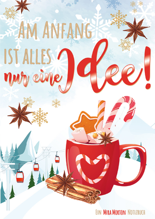 Am Anfang ist alles nur eine Idee. | 100 Seiten, 50 Blatt | blanko, leere Seiten mit Seitennummerierung | Tagebuch, Notizheft, Journal, Schulbedarf, Geschenkbuch, Notebook, Reisetagebuch, Planen, Lernen