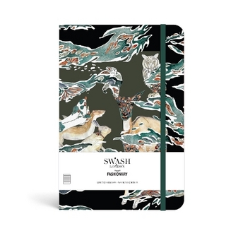 Swash London X Fashionary Candy Camo Ruled Notebook A5
