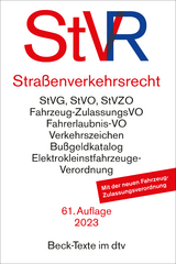 Straßenverkehrsrecht StVR - 