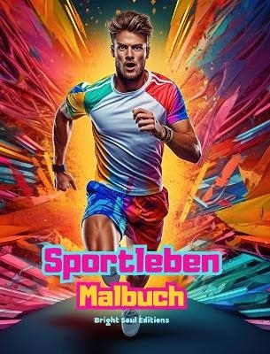 Sportleben Malbuch für Liebhaber von Fitness, Sport und Outdoor-Aktivitäten Kreative Sportszenen zum Entspannen