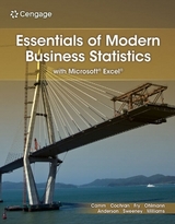 Essentials of Modern Business Statistics with MicrosoftÂ® ExcelÂ® - Camm, Jeffrey; Cochran, James; Fry, Michael; Ohlmann, Jeffrey; Anderson, David