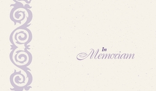 In Memoriam Cards