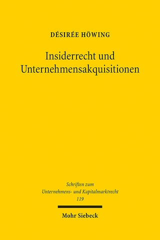 Insiderrecht und Unternehmensakquisitionen
