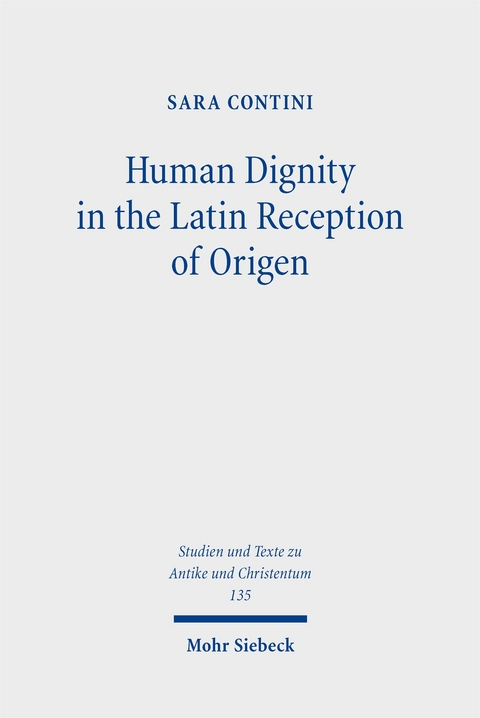Human Dignity in the Latin Reception of Origen - Sara Contini