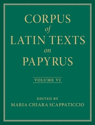 Corpus of Latin Texts on Papyrus: Volume 6, Parts VI and VII, Appendix and Bibliography