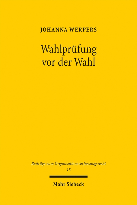 Wahlpr&uuml;fung vor der Wahl - Johanna Werpers