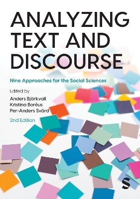 Analyzing Text and Discourse - Anders Bj&ouml;rkvall, Kristina Boreus, Per-Anders Sv&auml;rd