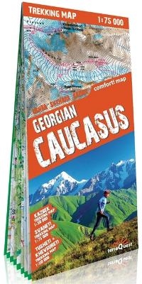 terraQuest Trekking Map Georgian Caucasus -  terraQuest