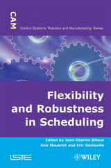 Flexibility and Robustness in Scheduling - 