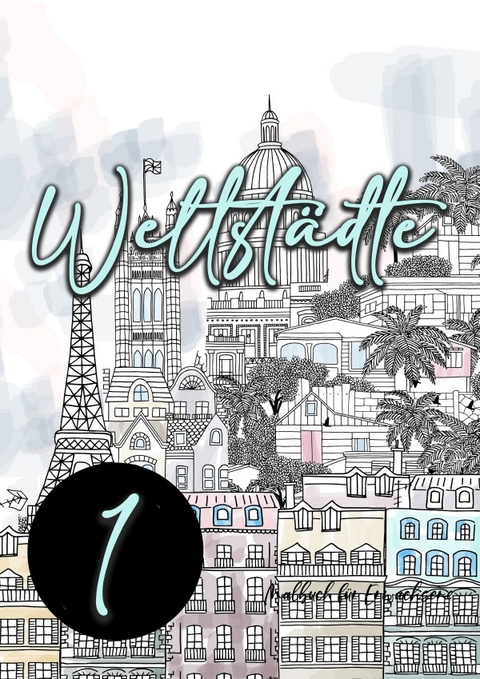 Weltst&auml;dte Malbuch f&uuml;r Erwachsene 1 - Musterst&uuml;ck Grafik