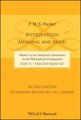 Wittgenstein - Hacker, P. M. S.