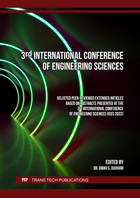 3rd International Conference of Engineering Sciences - 