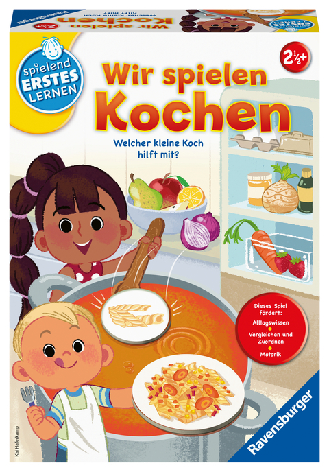 Wir spielen Kochen - Kinderspiel ab 2,5 Jahre - Kai Haferkamp