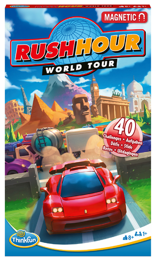 ThinkFun Rush Hour World Tour - Logikspiel ab 8 Jahre