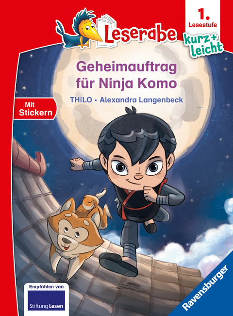 Leserabe 1. Lesestufe Kurz und leicht - Geheimauftrag f&uuml;r Ninja Komo -  Thilo